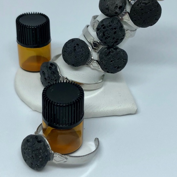 🔴BOGO FREE 100% Lava Diffuser Adjustable Ring - Picture 7 of 8